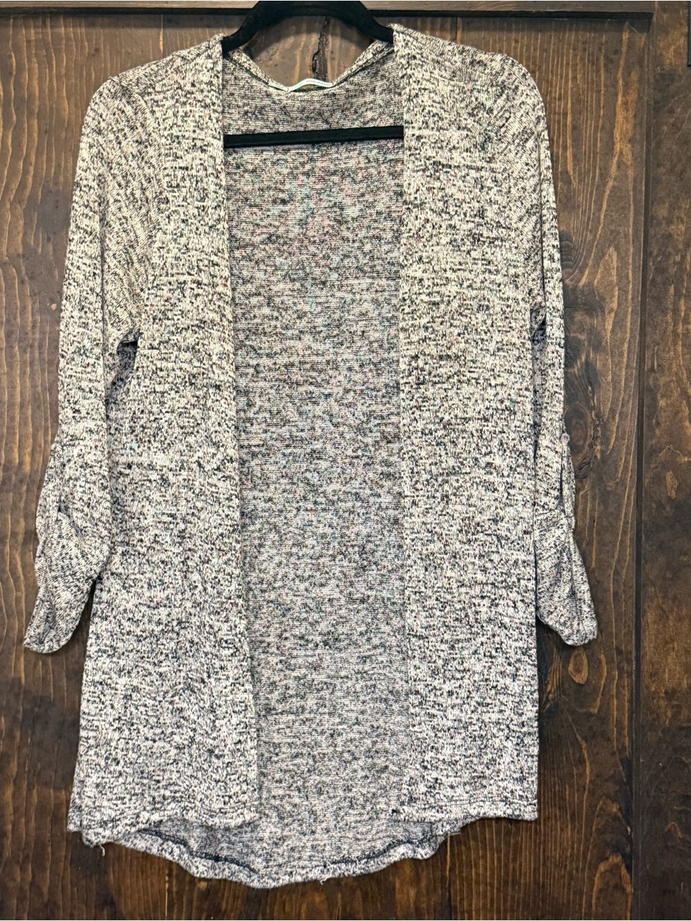 Maurices Heather Gray Open-Front Women's Cardigan